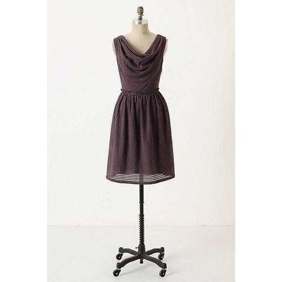 Anthropologie Dresses & Skirts - Anthropologie Ric Rac Waffle Knit Draped Dress (L)